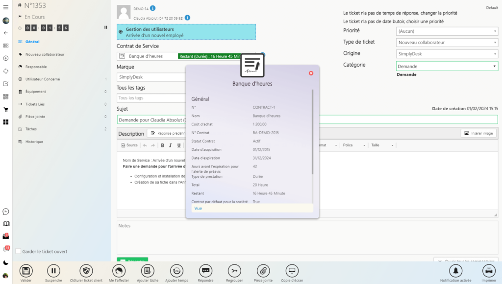 contrat de service: Suivi des Engagements Contractuels